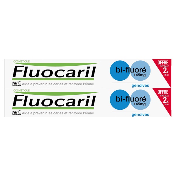 FLUOCARIL DENT BI-FLUORE GENCIVES PACK2 - soin parapharmacie Tunisie disponible en ligne