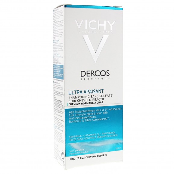 VICHY DERCOS SHAMP SENS GRAS - soin parapharmacie Tunisie disponible en ligne